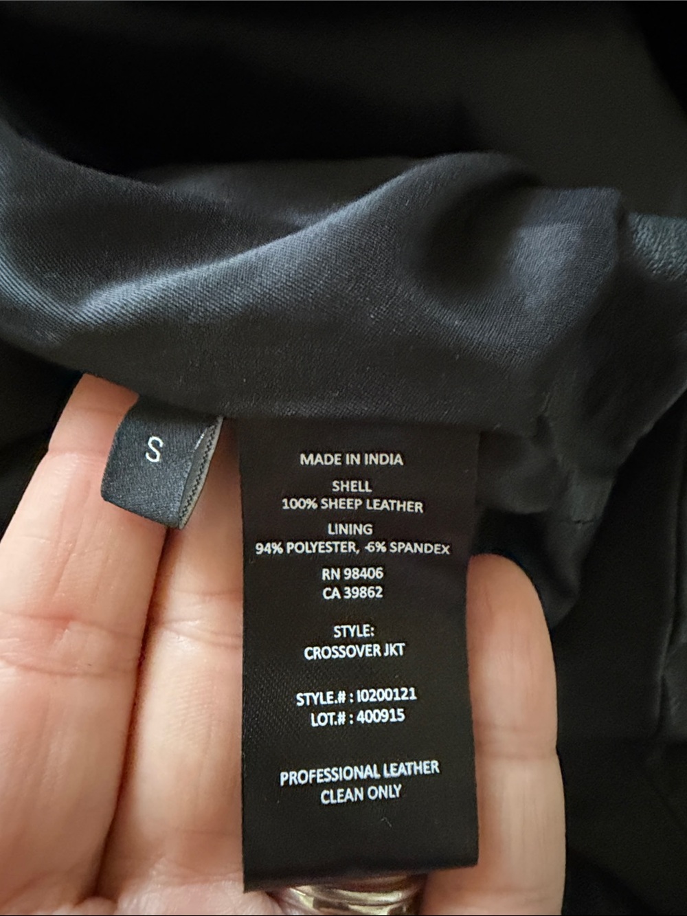 Theory Black Leather Draped Open-Front Jacket - Picture 6 of 7